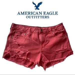 American Eagle Outfitters Pink Tom Girl Shortie